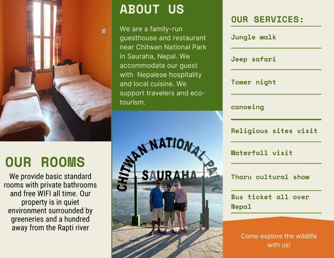 Tara Guesthouse - Sauraha,Chitwan Kültér fotó